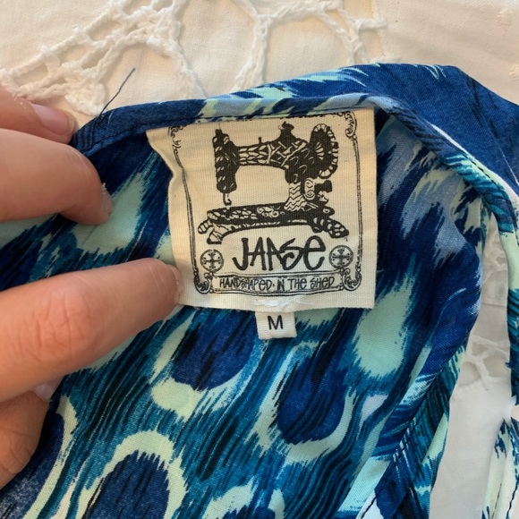 LF Patterned Sundress with Fringe - Picture 6 of 6